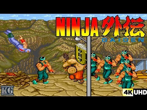 Ninja Gaiden [ARCADE] Gameplay Walkthrough FULL GAME🔴