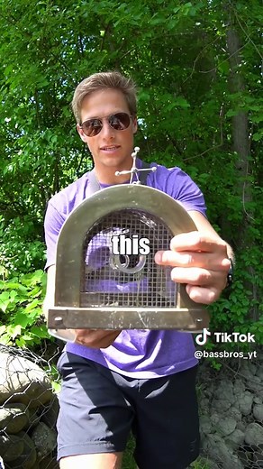 Krusty Krab Fish Trap🦀 #fishing #minnow #fishtrap | quiet on the creek
