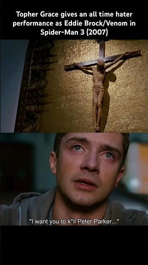 Topher Grace gives an all time hater performance as Eddie Brock/Venom in Spider-Man 3 (2007) #venom