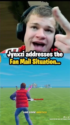 Jynxzi FINALLY Talks About the Fan Mail Incident! 😳 #shorts