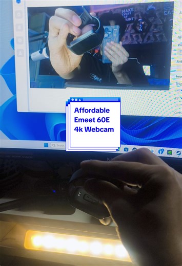 Affordable Emeet 60E 4k Webcam for PC, Laptop, Zoom meeting, & Live Streaming @emeet.philippines ▶️🐥 #affordable #webcam #fyp #livestreaming