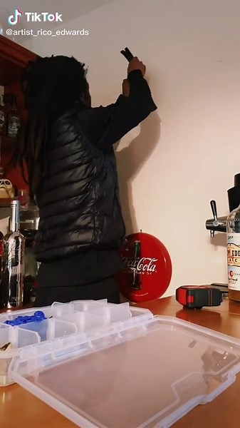 Whiskey Bottle Sculpture, 1st Installation of 2022. #Art #Sculpture #ArtInstallation #Bar #Music #Alcohol