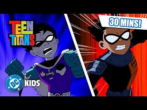 Iconic ROBIN Scenes! 🦸🏻🖤 | #TeenTitans Seasons 1-5 | ‪@dckids‬