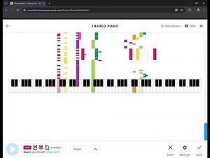 Megalovania - Undertale (Chrome Music Lab Shared Piano)