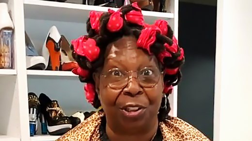 The View’s Whoopi Goldberg shows off her natural hair in makeup-free video