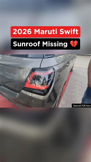 Sunroof Missing in Top Model 💔 #shorts #trending #offroad #swift