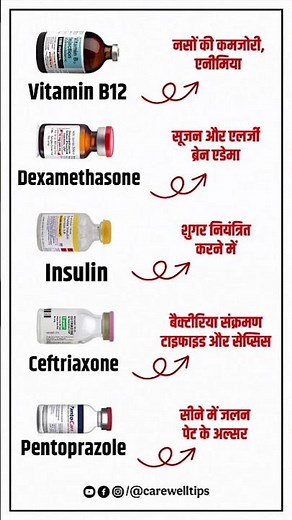 Top 5 Most Commonly Used Injection & Their Benefits | Health Tips #injection