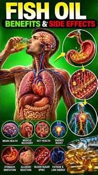 Fish Oil Benefits & Side Effects | Truth About Omega-3 Capsules 🐟💊 #science #facts #biology