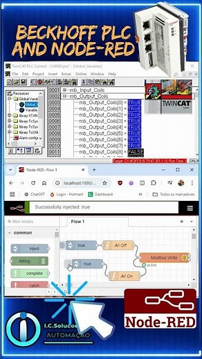 Beckhoff Plc and Nod-Red #plc #beckhoff #nodered #iiot #automation #industry40
