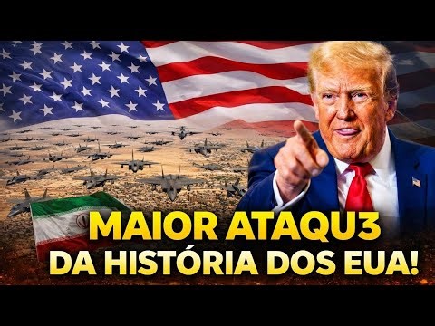 🚨4 MIL CAÇAS PARA MAIOR ATAQUE NO IRÃ DA HISTÓRIA 