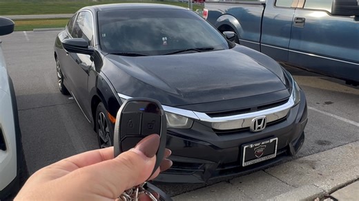 COMPUSTAR PRO 940s 1 Way Remote Start on this Honda 🏎️💨 Mannys Remotes🦡 5330 W 79th St Indianapolis IN 46268 📲 317-755-0404 | Mannys Remotes