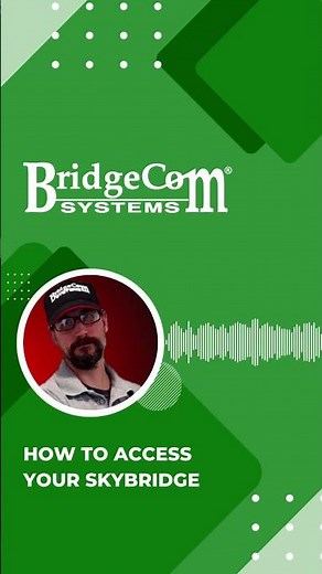 How to access your Skybridge if you can't use the original user name and password.