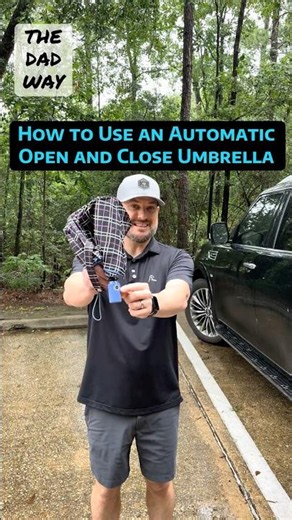 How to Use an Automatic Umbrella | Open, Close and Reset