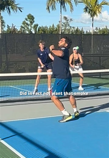 No more smoke in Pickleball games