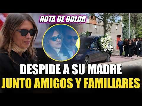 😢Sara Carbonero, heartbroken, says goodbye to her mother surrounded by friends and family.
