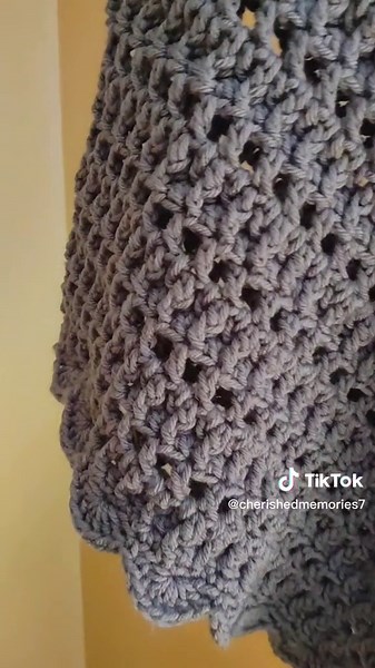 Crocheted Poncho Surprise for My Mom