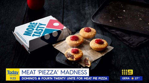 Domino's launch their new meat pie pizza