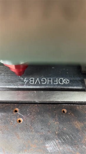 8.3K views · 16 reactions | #Handheld Dot Peen Marking Machine# Metal Carving Machine # Serial Number Marking # Steel Plate/Flange Marking | glagolev99 | Facebook