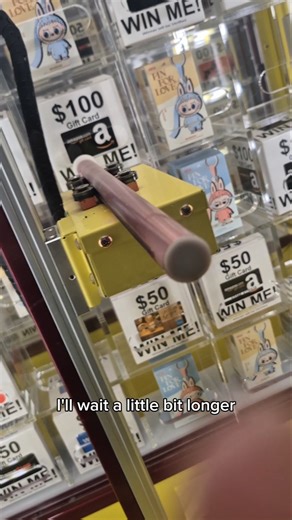 Push me to win prize machine is rigged