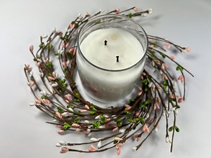Easter Pip Berry Candle Ring: Spring Floral Decor (4.5") - Etsy