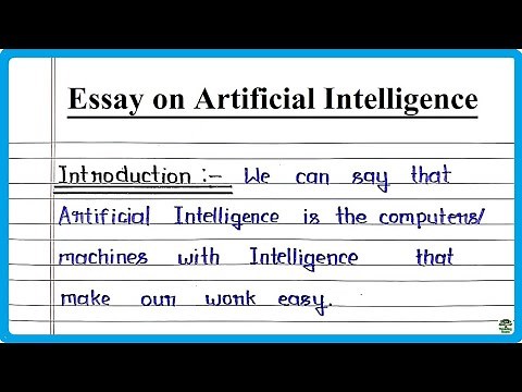 Essay on Artificial Intelligence in English, Write an Essay on AI, Artificial Intelligence Essay, AI