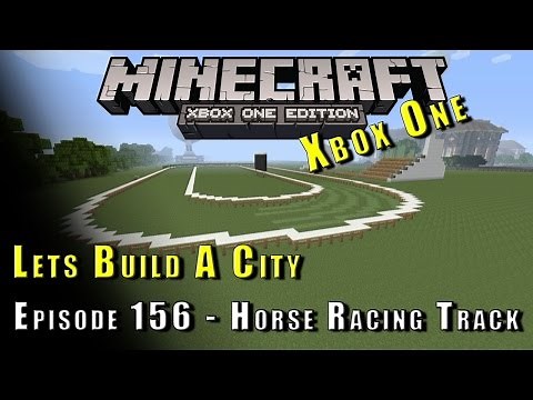 Minecraft :: Lets Build A City :: Horse Racing Track :: E156
