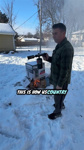 We use a propane torch to take out the garbage in my neighborhood #propanetorch #torch #garbage #garbageday #campfire