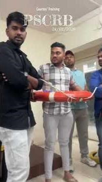 #PSCRB Training in Navi Mumbai ⚓ | 5 Days Maritime Survival Course | #Seafarer #Life 🌊