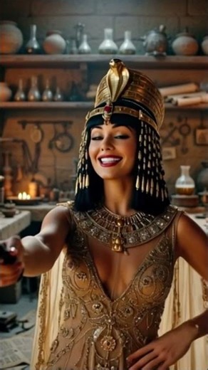 Cleopatra runs a video blog