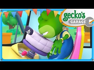 Gecko Bonks His Bonce on the Bus! | Gecko's Garage | Trucks For Children | Cartoons For Kids