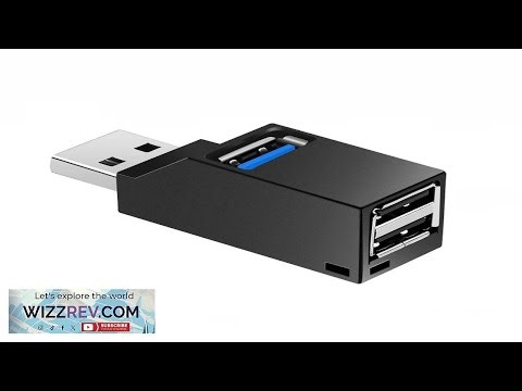 USB 3.0 HUB Adapter Extender Mini Splitter Box 1 to 3 Ports