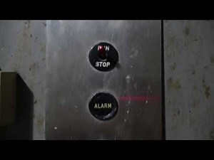 Vintage Dover Hydraulic Freight Elevator at Harrington Tower, TAMU in College Station, TX.