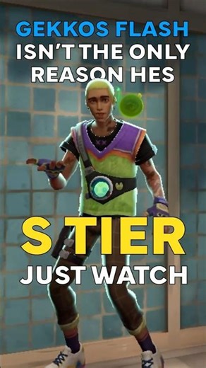 Gekko's not just a FLASH #valorant #gaming #gekko #ranked