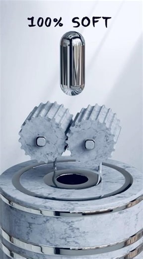 0% Vs 100% Geanus X CyllenderSoft Body Simulation
