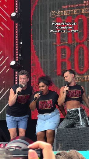 Moulin Rouge's Chandelier Performance at West End Live 2025