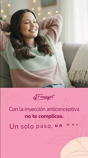 Con la inyección mensual, tú llevas el control
