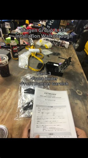 Winfred Escalante Jr on Instagram: "Part Three: Mugen Group A Kit Walkthrough!! •Front Under Spoiler •Front Bumber Garnish This was but confusing at first. But after figuring out one side for each peace it becomes really easy. Super simple as long as you read the diagrams correctly. Also used google translator a lot lol. Difficulty 5/10 (difficulty level can range depending on your experience) PRO TIP: measure 3x and cut/drill once. Always test fit, test fit, test fit to ensure you have template