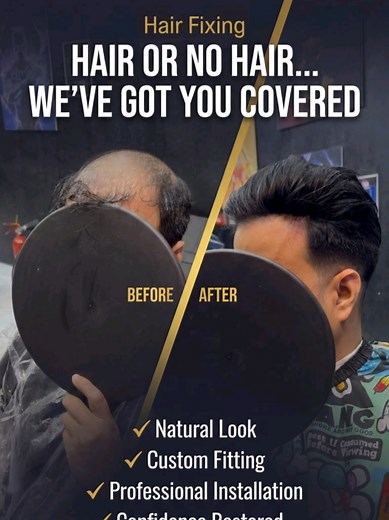 Hair or no hair… we’ve got you covered. 😎🔥