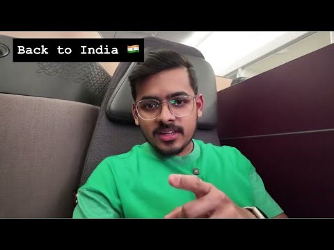 Finally Back to India 🇮🇳 in Qatar Business Class 😉✈️| War situation Travelling 😵|