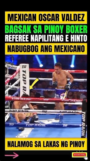 OSCAR VALDEZ! BAGSAK SA PINOY BOXER! HINDI KINAYA ANG LAKAS NG SUNTOK