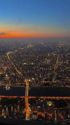 東京が夜になるまで🏙✨#東京#東京スカイツリー #Tokyo #夜景 #タイムラプス #重なる四季 #RADWIMPS#再掲#日本の景色 #風景動画 #明るさmaxで見てね