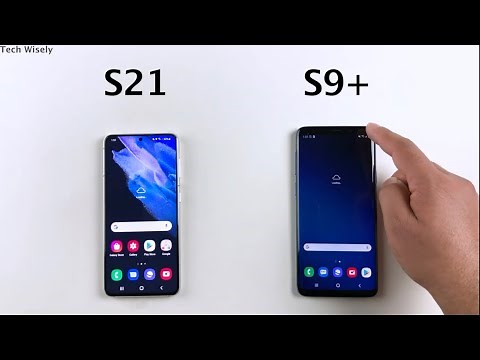SAMSUNG S21 vs S9 Plus - SPEED TEST