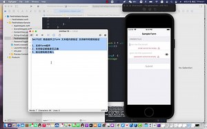 SwiftUI 高级组件之Form 文本框内容验证 支持邮件和密码验证