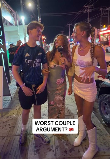 worst argument as a couple 🤺🤺🤺 #greece #zante #streetinterviews #zantebible #zantestrip