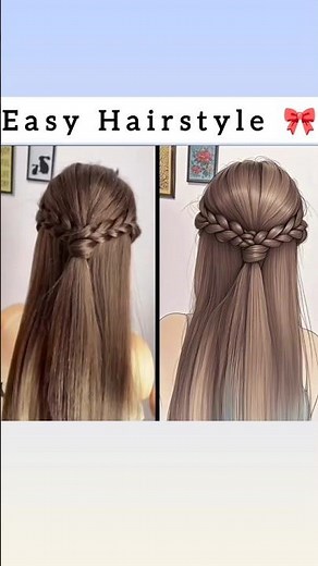 Easy Crown Braid Tutorial - Bohemian Half-Up Style!#CrownBraid #HalfUpHair #BraidTutorial #yt #fyp
