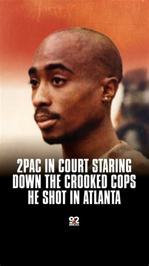 @92bricks on Instagram: "#2Pac just did not gaf 😤 Peep this footage of Pac in court staring down the two crooked cops he shot in Atlanta 💥 #92Bricks"
