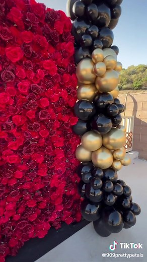 Beautiful Flower Wall Backdrop for Graduation Parties
