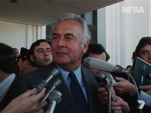 On 11 November 1975, Prime Minister Gough Whitlam stood on the steps of Parliament House and delivered his now-famous ‘Kerr’s cur’ speech. Moments earlier, Governor-General Sir John Kerr’s secretary, David Smith, had announced Whitlam’s dismissal and the dissolution of parliament. Whitlam’s off-the-cuff response – ‘Well may we say “God save the Queen”, because nothing will save the Governor-General’ – captured the national mood of shock. His sharp timing, pauses and instinct for drama turned pol