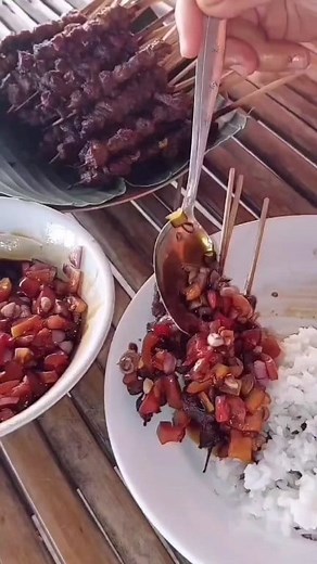 284K views · 2.7K reactions | resep sate daging ,salah satu resep olahan daging sapi tanpa bumbu kacang rasanya enak dan simple | Sulina Syarif | Facebook