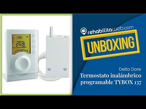 UNBOXING - Termostato inalámbrico programable TYBOX 137 Delta Dore